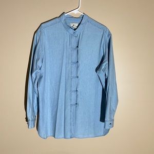 J. Jill Light Blue Tunic Top